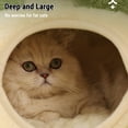 thumbnail image 4 of Cave Cat Bed Material de Felpa Ultra Suave 2-en-1 Use Camas de Gato para Gatos Interiores House Cave Cave Cave Bed Bed Pad, Aliviar La Presió de los Músculos y la Articulación., 4 of 7