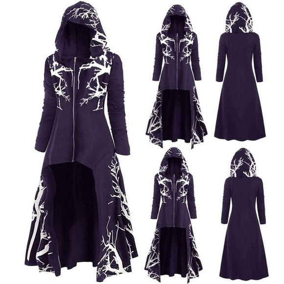 Women Loose Tops Size Sweater Large Coat Retro Dress Hooded Elasticity
