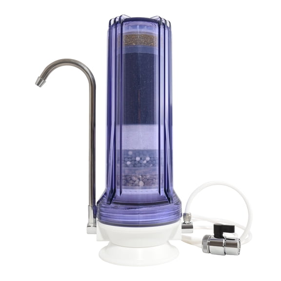Anchor AF-3110 10-Stage Alkaline, Mineral, Anti-oxidizing Countertop Water Filter (Clear)