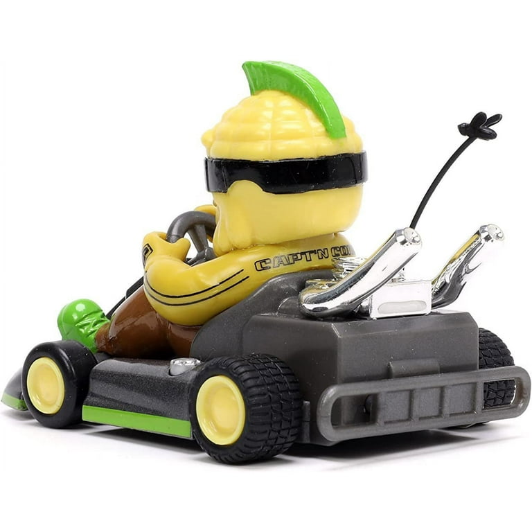 Jada Toys Fart Karts Captain Corn Pull Back Car, 3.5 Toys for Kids