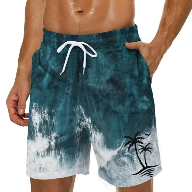 WILLBEST Beach Shorts Mens Swimsuit Mesh Lined with Beach Shorts and Pockets 613