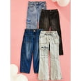 thumbnail image 6 of Justice Girls Cargo Jeans, Sizes 6-18, Slim & Plus, 6 of 8