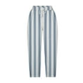 thumbnail image 3 of cocolona Harlan Capri Pants for Women with Pockets Casual Loose Drawstring Printing Wide Leg Cropped Pants, 3 of 4