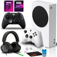 thumbnail image 1 of Microsoft Paquete Fortnite y Rocket League Xbox Series con Controlador Inalámbrico Xbox Elite Series 2 (negro), auriculares estéreo inalámbricos (20.º Aniversario) y Kit de Limpieza 6Ave, 1 of 7