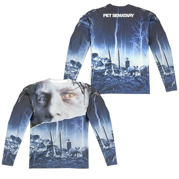 Pet Sematary - Poster (Front/Back Print) - Regular Fit Long Sleeve Shirt - X-Large
