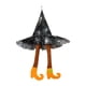 thumbnail image 4 of Colgante de piernas de bruja malvada con zapatos, percha multiusos para sombrero de bruja de Halloween Naranja, 4 of 9