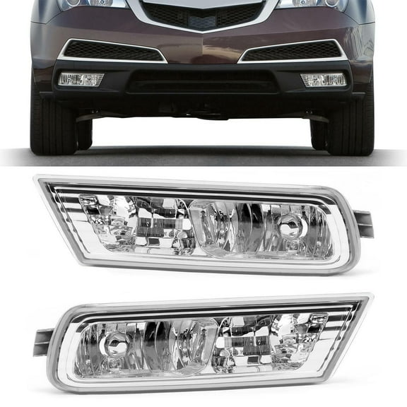 For Acura MDX 2010-2013 Pair Front Bumper Fog Light Driving Lamp Left & Right