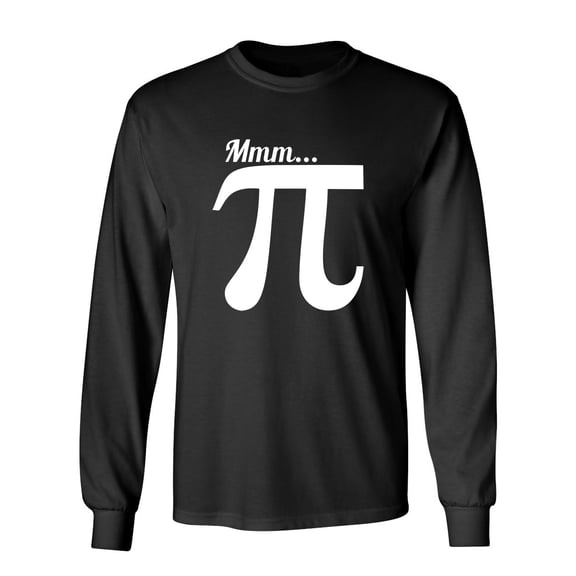 MMM PI Sarcastic Novelty Gift Idea Adult Humor Funny Men's Long Sleeve Shirts