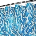 thumbnail image 3 of Blue White Tie Dye Textured Pattern Shower Curtain 72"x84" ,Bathroom Decorative Shower Curtains Set with 12 Hooks,Modern Waterproof Washable Shower Curtain, 3 of 6