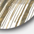 thumbnail image 2 of Designart 'Forest in Winter Gold' Farmhouse Metal Circle Wall Art, 2 of 3