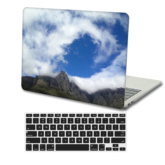 KSK KAISHEK Hard Case Cover for 2022/2021/2020/2019/2018 Rel. MacBook Air 13" with Retina Display and Touch ID USB Type-C Model: A2337 m1/A2179/A1932 Colorful B 1092 + Black Keyboard Cover