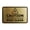 Brushed Gold, variant on Signs ByLITA Classic Framed Caution: Electrical Hazard - Stay Clear Door or Wall Sign Easy Installation | Health And Safety | Building And Warning Sign (Ivory/Dark Brown) - Small