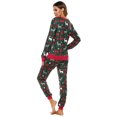 thumbnail image 5 of Purcoar Classic Christmas Deer Print Matching Family Christmas Pajama Set, 5 of 10