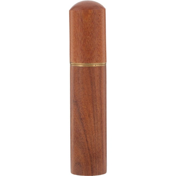 QUTETN match container Wood Match Holder With Lid Match Tube Camping Match Storage Box Decorative Match Container 3.35”X0.71”X0.71”
