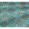 thumbnail image 6 of oneOone Viscose Jersey Teal Green Fabric Block Sewing Fabric By The Yard Printed Diy Clothing Sewing Supplies 60 Inch Wide-Z6, 6 of 6