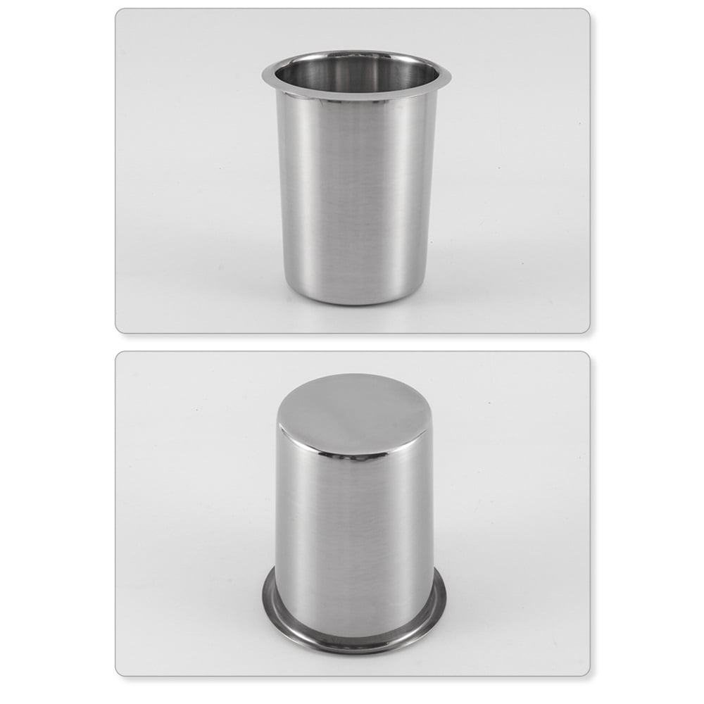 Countertop Utensil Holder Stainless Steel - Stainless Steel Utensil Holder for Kitchen and Bars, Odor and Rust Resistant, Durable and Dishwasher Safe,