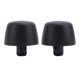 thumbnail image 1 of Pair of Black Rubber Hood Bumper Stops, Easy Installation 55395650AD, for Wrangler JK One 2007-2018_c*, 1 of 4