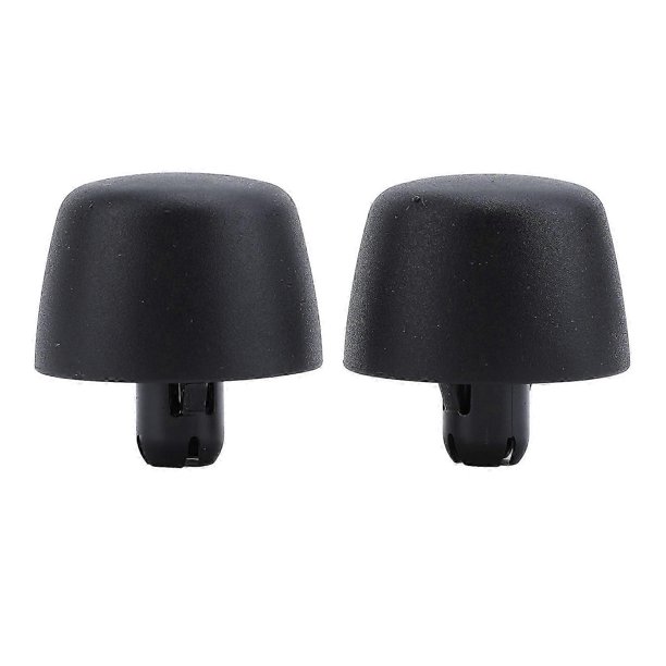 Pair of Black Rubber Hood Bumper Stops, Easy Installation 55395650AD, for Wrangler JK One 2007-2018_c*
