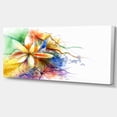 thumbnail image 1 of Designart - Art Mural sur Toile Fleur Abstraite Multicolore - Grande Fleur, 1 of 2