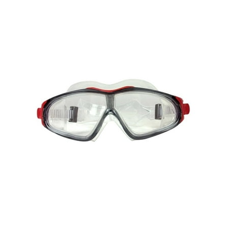 7u0022 EZ Fit DLX Sport Gray Goggles Swimming Pool Accessory for Adults and Children