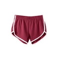 thumbnail image 3 of Gomelly Women Bottoms Stretchy Short Pants Soft Mini Trousers Ladies Slim Beach Sports Shorts Elastic Waist Wine Red M, 3 of 5