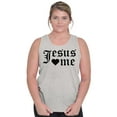 thumbnail image 3 of Jesus Loves Me Religious Christian Tank Top Tee Shirt Women Brisco Brands X, 3 of 6