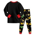 thumbnail image 5 of Hessimy Toddler Boys Girls Spring Summer 2Pcs Long Sleeve Sweatshirt Tops Pants Warm Sweatsuit, Warm Sweat Style,18M-6T(Red,8-9 Years), 5 of 6