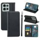 thumbnail image 1 of Hx01 For Motorola Moto G75 5g Wallet Case Magnetic Closing Pu Leather Phone Cover - Purple, 1 of 5