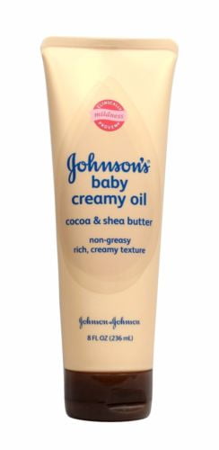 johnson's baby creamy oil cocoa and shea butter