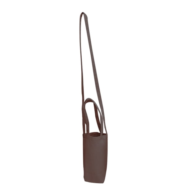 Cateissary Bolsa de botella de agua Bolsa de portavasos portátil reutilizable Bolsa de transporte Compras al aire libre Camping Viajes Vacaciones Almacenamiento y organización del hogar Gris oscuro