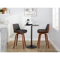 thumbnail image 3 of Corazza Counter Stools for Kitchen Counter in Fabric and Walnut Wood, Counter Height Chairs, Bar Stools Set of 2, Counter Height Chairs, Bar Stools For Kitchen Island, 3 of 6