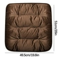 thumbnail image 3 of Usbinx Life Warm Plush Car Seat Cover Soft Front Rear Pad Cushion Winter Auto Protector Universal Fit Polyester Elasticity 52.40*18.91in 1 Pack, 3 of 7
