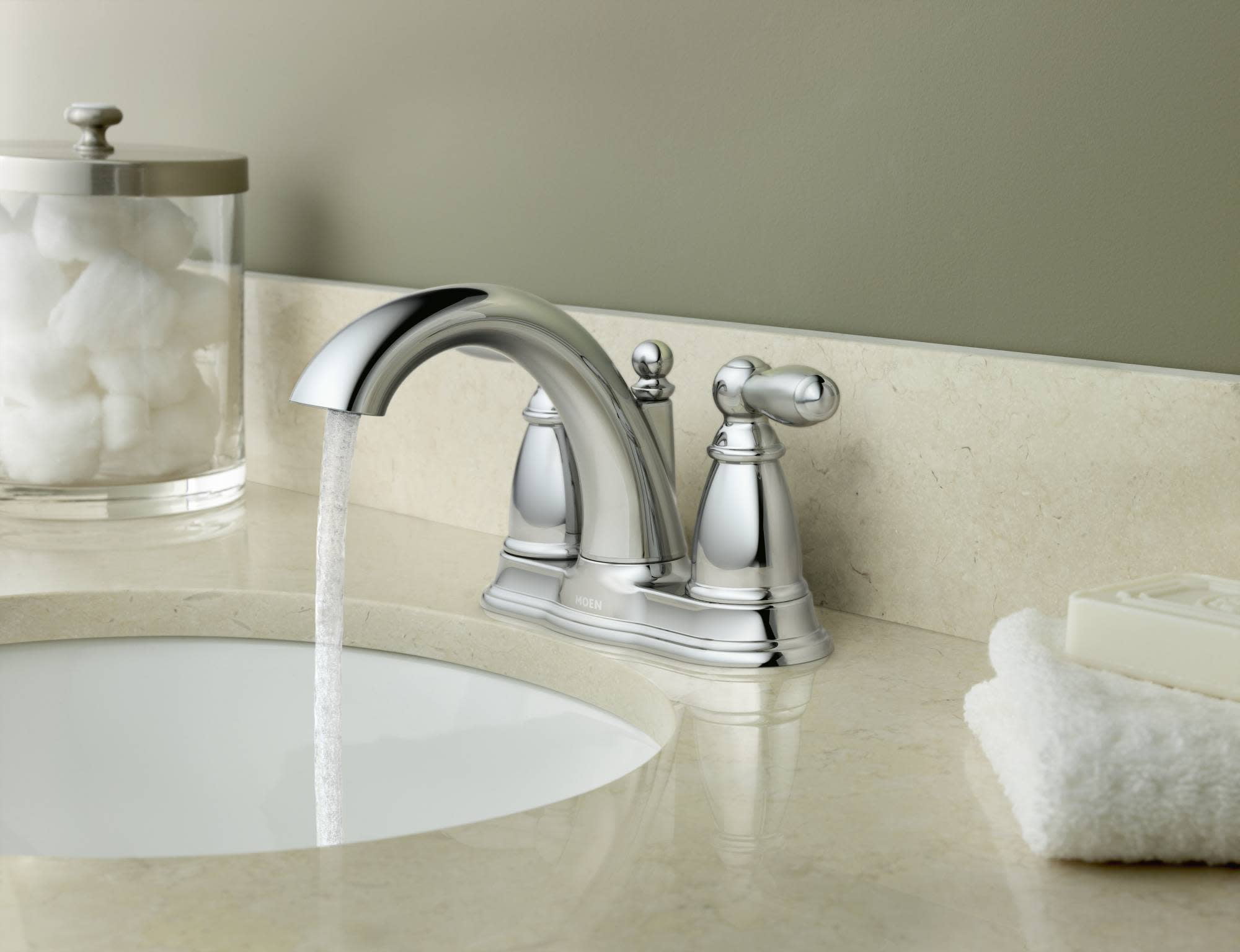 Moen Brantford 6610 Centerset Bathroom Sink Faucet