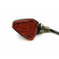 thumbnail image 6 of Motorcycle Triangle LED Turn Signal Indicator Blinker For Honda Kawasaki Suzuki Yamaha Ducati Buell Street Dual Sport Bike MX Custom, 6 of 7
