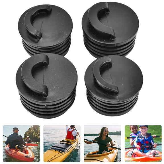 Squalise 4pcs Boat Scupper Plugs Bung Plugs Kayak Drain Plug Kayak Scupper Stoppers