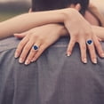 thumbnail image 4 of EeaseMX Anillo de apertura ajustable con forma de corazón, 4 unidades, que cambia de color, ideal para San Valentín, para mujeres y niñas (color aleatorio)., 4 of 7