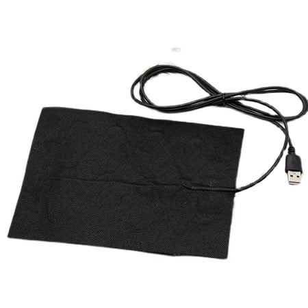 1x Heating Warmer Pad, Outdoor Phone Warming Gear Winter USB Electric Cloth Heater Pads