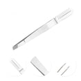 thumbnail image 3 of Unique Bargains 1 Pcs Durable Eyebrow Tweezer for Bathroom Travel Hotel Silver Tone, 3 of 4
