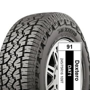 Dextero DAT1 All Terrain 245/75R16 109T All Season Tires, Fits 2007-08 Toyota Tundra Limited, SUV