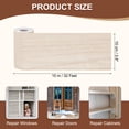 thumbnail image 2 of Uxcell Wood Grain Repair Tape 4" x 33 Feet Wood Grain Tape Wallpaper Border Maple, 2 of 7