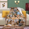 thumbnail image 5 of Custom Blanket with Text Photos,Personalized Customized Picture Blankets for Grandpa Grandma Christmas Mother Father Day Birthday Gifts 9 Photos Collage 4 Sizes, 5 of 6
