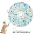 thumbnail image 3 of Cat Cone Collar, Adjustable Drawstring Breathable And Protective Cat Elizabethan Collar For Cat Kitten Prevent From Licking Wounds, 3 of 8