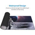 thumbnail image 2 of Landing On The Moon -Mouse Pad, Big Desk Mat, Extended Gaming Mouse Pad, Mouse Mat with Non-Slip Rubber Base ＆ Stitched, 31.5 X 11.8 in Large Desk Pad for Keyboard, Mouse, Home and Office, 2 of 5