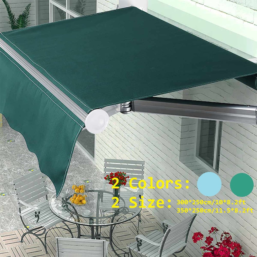 13x8ft/12x10ft Retractable Patio Awning Canopy Cover Deck Door Outdoor Sunshade 