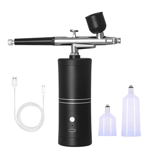 New Airbrush KIT Cordless Rechargeable Compressor Airbrush Set, Automatically Handles Model Painting, Nails, Makeup