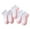 Pink, variant on Breaise Socks Under $1 5PC Boys And Girls Student Solid Color Cotton Short Socks Sports Socks Sweat Absorbing And Odor Proof Socks Kids Fuzzy Socks