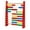 L-Red, variant on Colorful abacus stand,Wooden Abacus for Ki-ds Math-Counting To-y, Multi-Color Counters, Counting T-oys for Presch-ool Learning & Development, Develops Coordination, Motor Skills(L-Red)