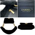 thumbnail image 4 of Pre-Owned Chanel f-24441 Black Matelasse Shoulder Bag, 30 Series, Fur, Coco Mark,... (Good), 4 of 11