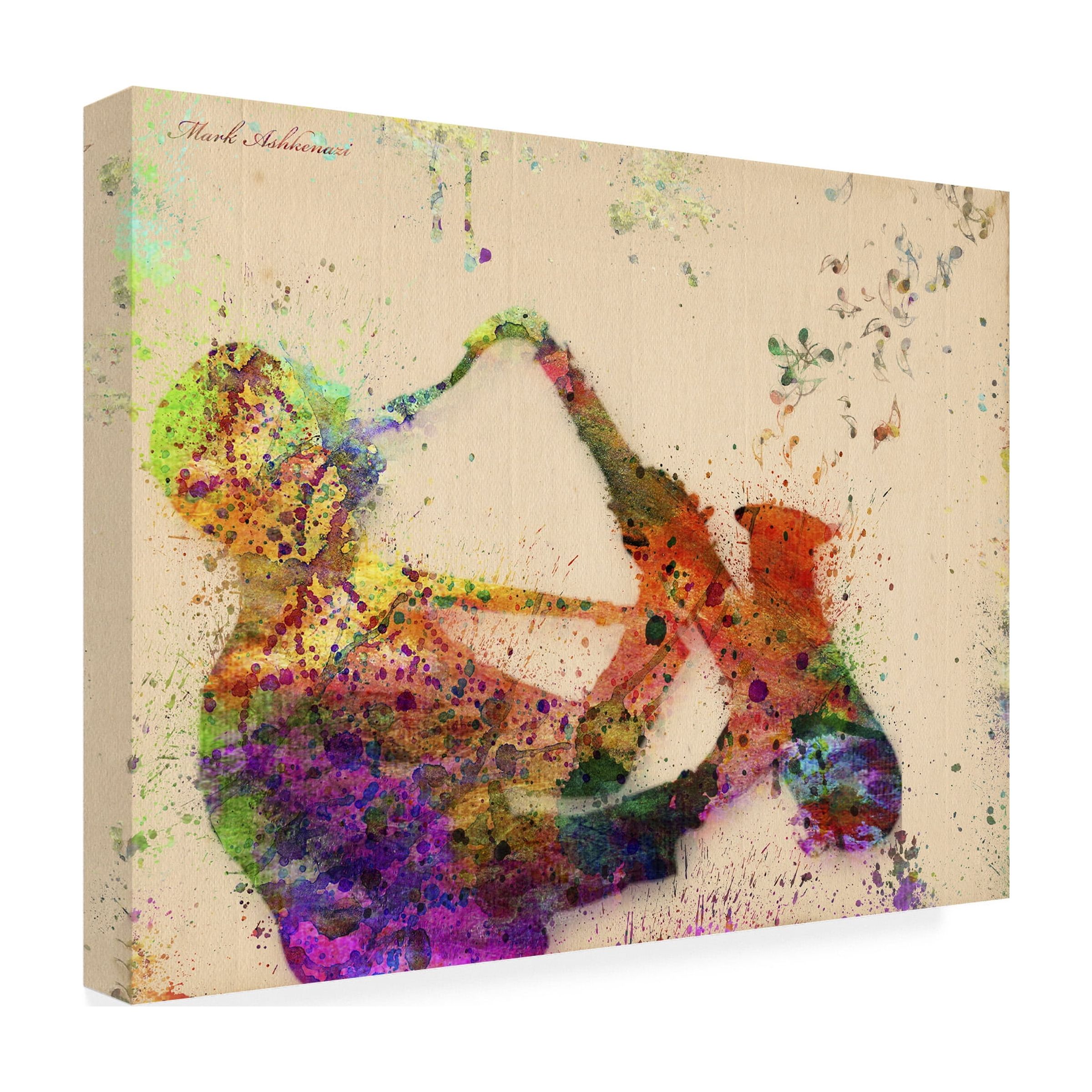 Mark Ashkenazi 'Saxophone' Canvas Art
