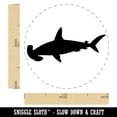 thumbnail image 2 of Hammerhead Shark Solid Self-Inking Rubber Stamp Ink Stamper - Brown Ink - Medium 1 Inch, 2 of 7